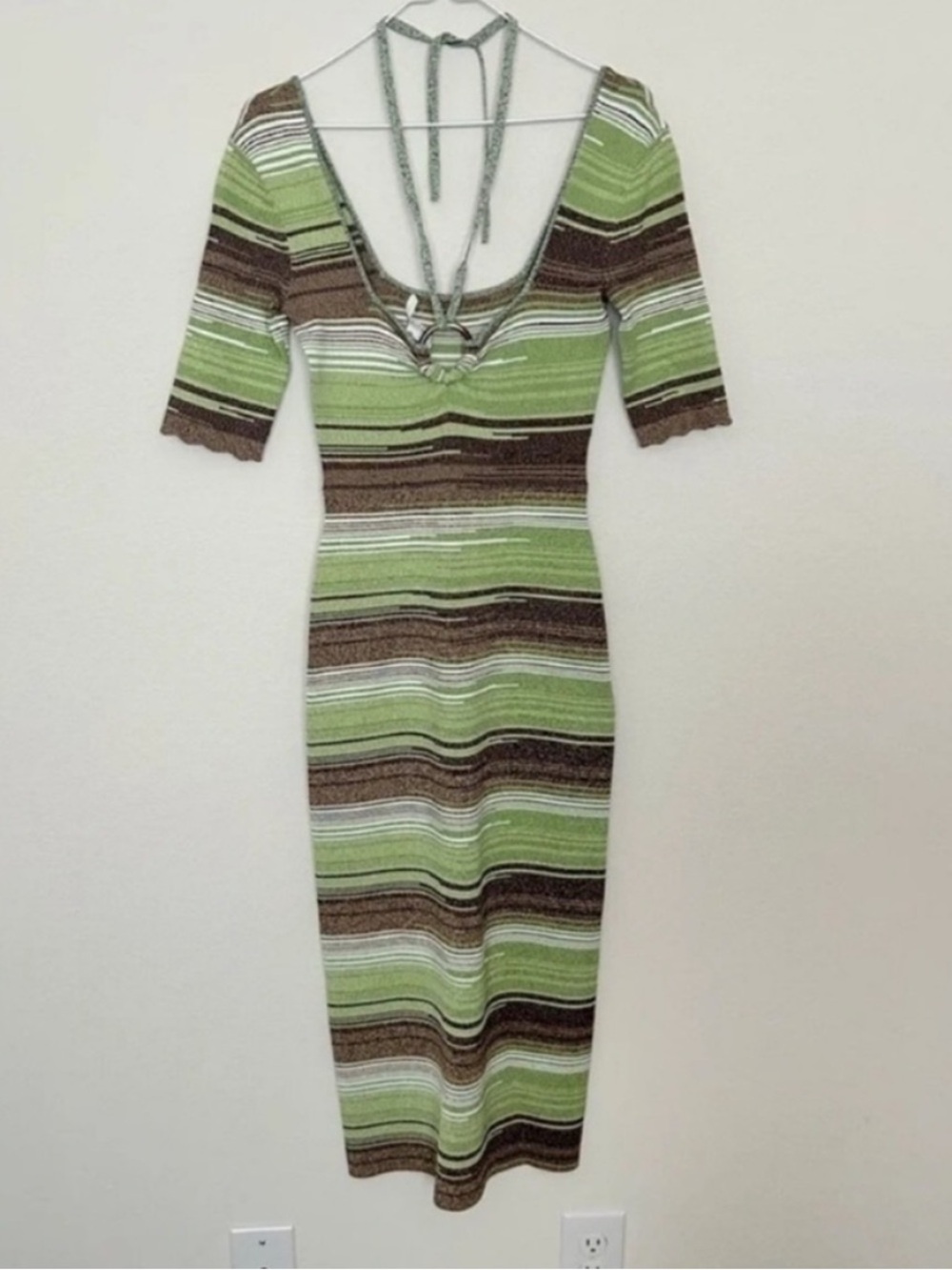 Veronica Beard Kante Knit Halter Midi Dress NWT - Picture 6 of 9